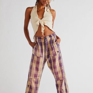 Magnolia purple trousers
